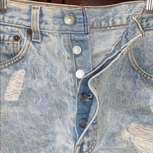 Levi's Shorts - Distressed Jean Levi’s Shorts Levi's Shorts - Distressed Jean Levi’s Shorts